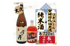 純米酒 720ml 聖地巡礼 リキュール ガルパン コラボ 720ml 2本 セット 大洗 地酒 日本酒 茨城 ガールズ＆パンツァー