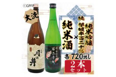 純米酒 720ml 純米吟醸 続撃破率百二十％ 720ml 2本 セット ガルパン コラボ 月の井 大洗 地酒 茨城 ガールズ ＆ パンツァー