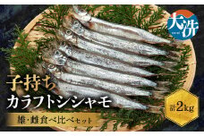 ししゃも雄雌食べ比べ 2ｋｇ セット 訳アリ シシャモ ししゃも カラフトししゃも 大洗 規格外 訳あり わけあり 傷