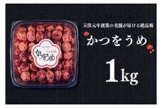 かつをうめ 1kg 昔ながら 老舗 伝統 国産 大洗 大洗町 梅干し 梅干 梅 うめぼし うめ