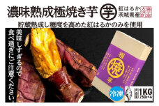 濃味熟成 極焼き芋 1kg (250g×4p) 冷凍 真空パック 紅はるか 焼き芋 小分け 大洗産 茨城県産 国産 濃厚 熟成 やきいも 芋 茨城 べにはるか さつまいも お菓子 和菓子 スイーツ