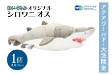 ぬいぐるみ オリジナル シロワニ オス １体 アクアワールド 大洗 限定 グッズ 水族館 さめ サメ 鮫