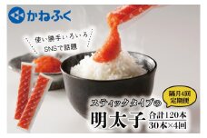 【定期便】 ☆CMで話題☆ 明太子 かねふく スティック 30本 (10本×3袋) 900g × 隔月4回 （2カ月に１度 30本 × 4回 お届け） 使い切り ばらこ 個包装 無着色 茨城 大洗 めんたいパーク めんたいこ 辛子明太子 皮なし チューブ 冷凍 魚介類 海鮮 魚卵 パスタ スパゲッティー おにぎり 小分け 家庭用 調味料 ほぐし 一人暮らし おかず ごはんのお供 人気 おすすめ 