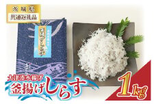 ＜茨城県共通返礼品＞大津港水揚げの釜揚げしらす 1kg(北茨城市) (BC003)