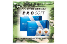 ゴルフボール　キャロウェイ　E.R.C SOFT　ご当地キャラ ホロル入り ERC ソフト 2ダース (BO019)