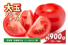 大玉フルーツトマト　約900g(13～15粒)(県内共通返礼品:つくばみらい市産) (BR141)
