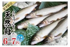 【夏季限定】清流 久慈川 天然鮎 6～7匹｜茨城県 大子町 あゆ 魚 川魚 冷凍（AA001）