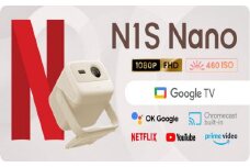 PJ23【JMGO N1S Nano】ジェイエムゴー ジンバル一体型 Google TV搭載