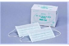 HOGYサージカルマスク(国産)淡いグリーン＆ピンク100枚入x各2箱
