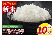 【先行予約】令和7年産阿見町産コシヒカリ　精米　10kg（5kg×2）【お米 米 こしひかり ごはん 茨城県】（85-03）