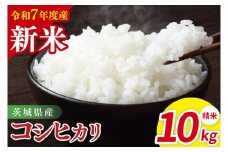 【先行予約】令和7年産 茨城県産コシヒカリ　精米　10kg（5kg×2）【お米 米 こしひかり ごはん 茨城県】（85-12）