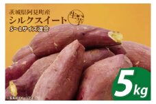 【12月下旬より順次発送】さつまいも シルクスイート5kg【甘藷 甘い さつま芋 サツマイモ 薩摩芋 茨城県産 茨城県 阿見町】(90-03)