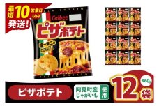 カルビー ピザポテト（60g） 12個｜Calbee お菓子 菓子 おやつ おかし ぽてち ポテチ スナック おつまみ ジャガイモ じゃがいも（93-13）