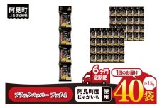 【6ヶ月定期便】カルビー 堅あげブラック ペッパープッチ4 60g(15g×4袋)×10個｜Calbee お菓子 菓子 おやつ おかし ぽてち ポテチ スナック おつまみ ジャガイモ じゃがいも（93-87）