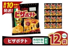 【10営業日以内に出荷】カルビー ピザポテト 22g×12個｜Calbee お菓子 菓子 おやつ おかし ぽてち ポテチ スナック おつまみ ジャガイモ じゃがいも（93-88）