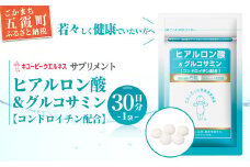 【キユーピー】ヒアルロン酸＆グルコサミン【コンドロイチン配合】1袋 ／ サプリメント タブレット状 サプリ ヒアルロン酸 グルコサミン コンドロイチン 健康 キユーピー 茨城県 五霞町【価格改定】