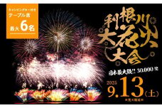 【5組限定】第38回 利根川 大花火大会 観覧チケット「キャンピングカー付き テーブル席 最大6名」 キャブコンハイエンドS K2609