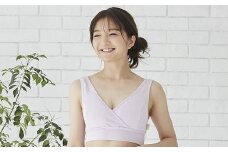 K1904 【母乳育児支援D】 マタニティ 兼用 授乳ブラ （モーハウスブラ）& 授乳服（CARINO-DT チュニック）2点セット 
