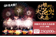 K2282 【返礼品なし】利根川大花火大会応援ふるさと納税  (250000円分)  【茨城県境町】