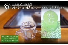 K2622 【創業明治七年 老舗茶屋謹製】 割れない 透明 大急須 520ml & つくば茶寮 5個入り×1箱 セット 大容量