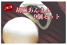 手作り点心の店　Syun358.　ごまごま胡麻あんまん　9個 ／ あんまん 中華まん 点心