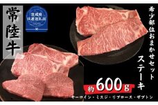 安達牧場の「常陸牛」希少部位おまかせ詰め合わせ ステーキ（茨城県共通返礼品／茨城県産）