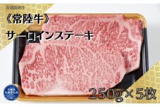 茨城銘柄牛常陸牛　サーロインステーキ　250g×5枚（茨城県共通返礼品）