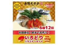 宇都宮餃子 寿限無 餃子のいろどりバラエティセット(6種12個) 
