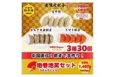 宇都宮餃子 寿限無 地参地笑セット(3種30個)