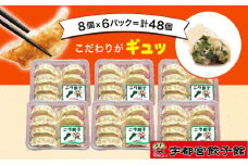 「宇都宮餃子館」のニラ餃子 8個入り×6パック(計48個)