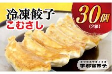 【こむさし】餃子 15個入り×2箱【 ぎょうざ 冷凍餃子 冷凍食品 惣菜 栃木県 宇都宮市 】※配送不可地域：離島