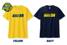 【イエロー×XL】【宇都宮ブレックス】2024-25 スローガンTシャツ「MOVE ON」＜TYPE 1＞
※着日指定不可