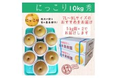 にっこり 10kg 12～16玉 ｜ 栃木県産 宇都宮市 梨 なし にっこり フルーツ 果物 ※離島への配送不可 ※2025年10月上旬頃より順次発送予定
