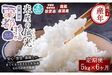 【6ヶ月定期便】【先行予約】【令和7年産】栃木県産コシヒカリ 「米屋の越光」5kg×6ヶ月 ◇ ※2025年9月中旬頃より順次発送予定