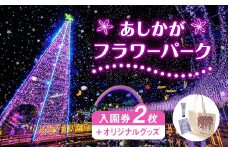 【ふるさと納税】あしかがフラワーパーク入園券（2枚）+オリジナルグッズ F7Z-751