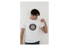 足利市 マンホールTシャツ 白 S F7Z-547