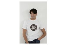 足利市 マンホールTシャツ 白 M F7Z-548