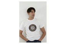 足利市 マンホールTシャツ 白 L F7Z-549