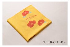 刀剣デザインハンカチ「TSUBAKI - 椿 -」 F7Z-352