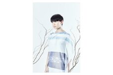 【限定】STYLE＊MEISEN 四角重ね柄シルクワンピース（WHITE）/ M F7Z-305