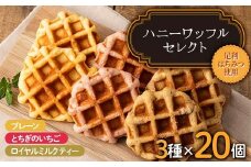 ハニーワッフルセレクト（トリプル） 20個入り 栃木県 足利市 F7Z-1332