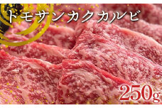【牛肉の理想的部位】足利マール牛 トモサンカクカルビ250g 栃木県 足利市 F7Z-1409