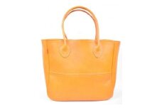 栃木レザー使用｜ソフトな手触り 本革 A4も入る大容量 本革トートバッグ｜Tote bag 03 L｜キャメル｜minca（全6色）
