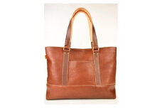 【全6色】栃木レザーのトートバッグ A4サイズ パソコン 肩掛け ビジネスにもカジュアルにも/Tote bag 04/チョコ/minca　403【かばん ファッション 人気 おすすめ 】