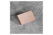 栃木レザー使用｜約30枚収納 本革名刺入れ｜Card holder 01｜タン｜minca（全7色）