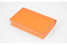 【全7色】栃木レザーの名刺入れ 約50枚収納 ポケット4つ Card holder 02/キャメル/minca　416【雑貨 ファッション 人気 おすすめ 】