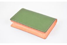 【全7色】栃木レザーの名刺入れ 約50枚収納 ポケット4つ Card holder 02/オリーブ/minca　416【雑貨 ファッション 人気 おすすめ 】