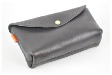【全6色】栃木レザー ポーチ02M　小物入れ バッグの中もスッキリ 化粧ポーチ/Pouch　02/M/ブラック/minca　425【ファッション 人気 おすすめ 】