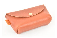 【全6色】栃木レザー ミニポーチ02S　小物入れ ピルケース/Pouch　02/S/チョコ/minca　428【ファッション 人気 おすすめ 】