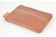 【minca】栃木レザーのポケットティッシュカバー/Tissue cover 01/チョコ　511【雑貨 ファッション 人気 おすすめ 】